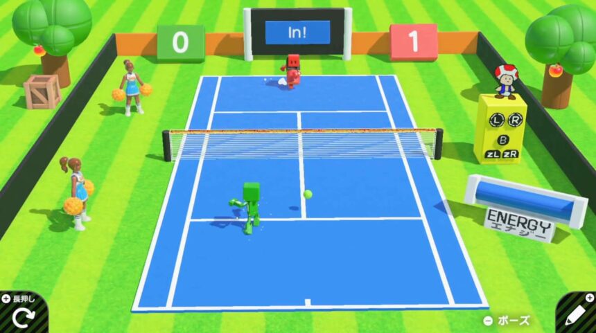 Tennis v1.0のゲーム画面
